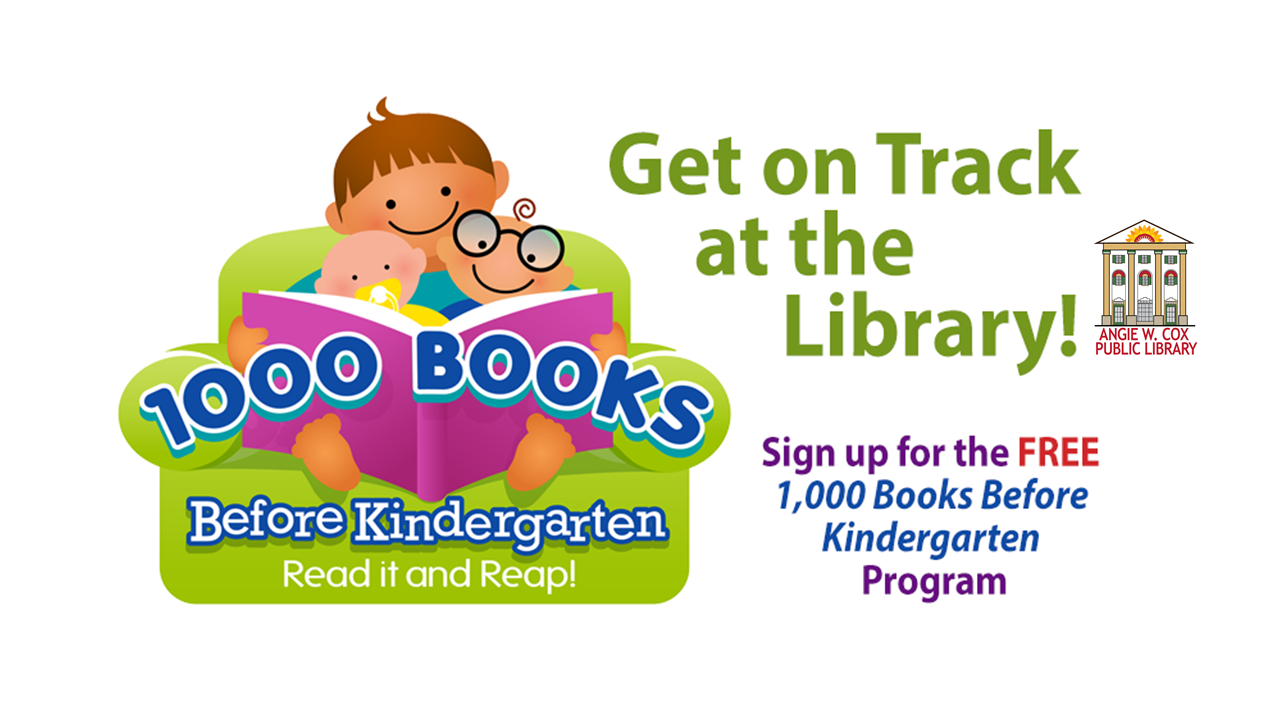 Sign up for the FREE 1,000 Books Before Kindgergarten Program
