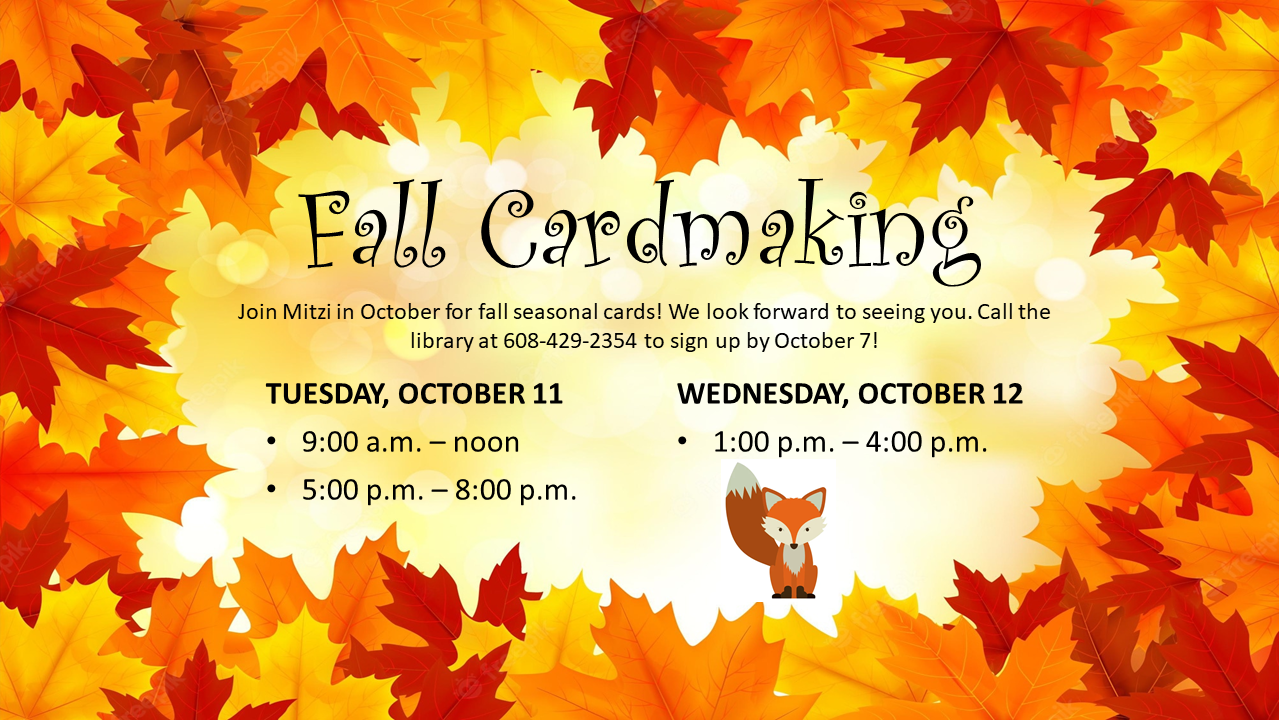 October Fall Card Class