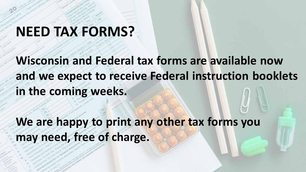 tax forms available