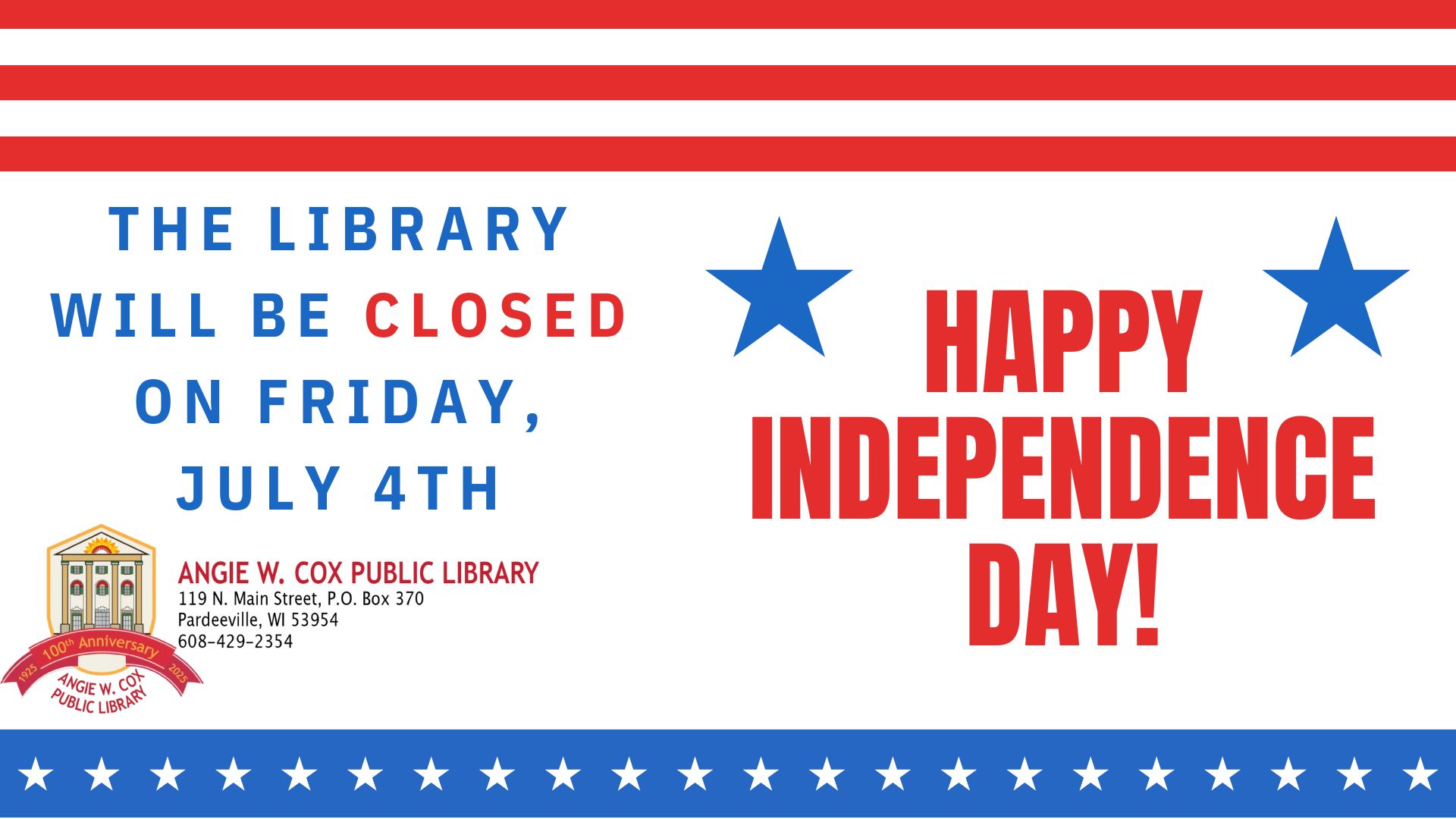 4th of July Closed Banner.jpg